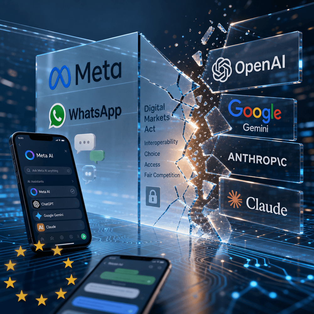 EU Orders Meta To Open WhatsApp To Rival AI Chatbots For Free