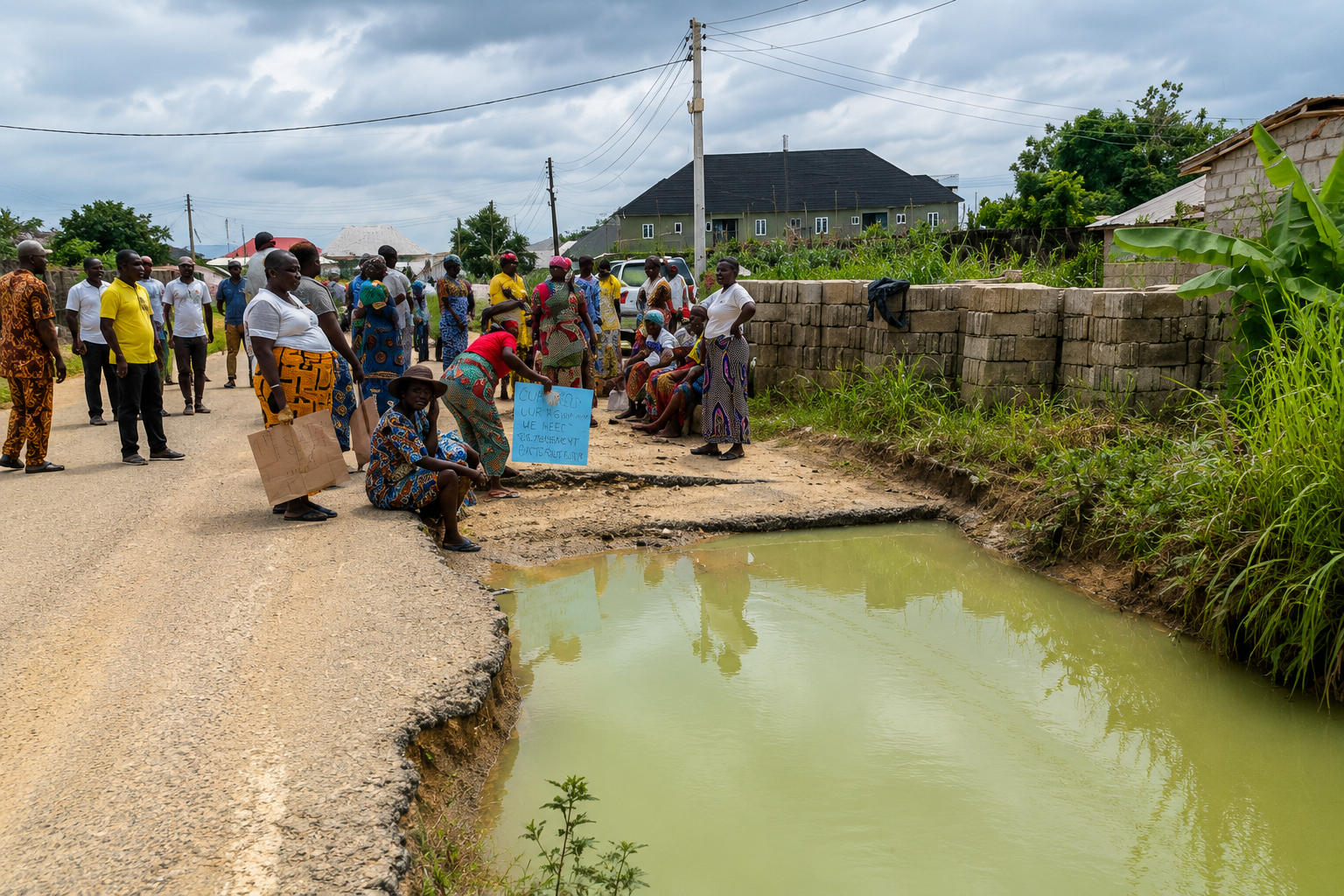 Community Seeks Oborevwori’s Intervention Over Dilapidated Road