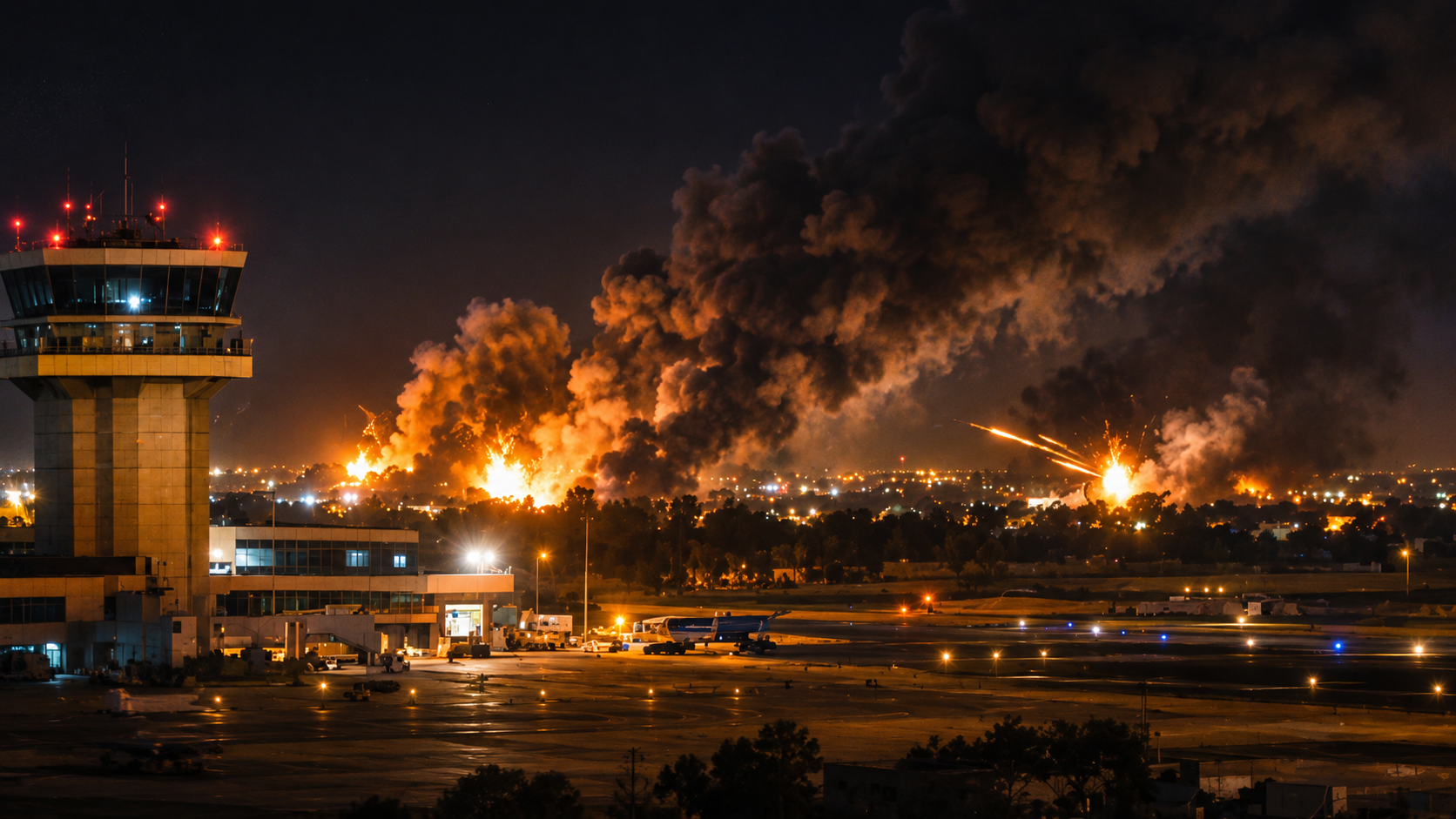 Explosions, Gunfire Rock Niamey Airport