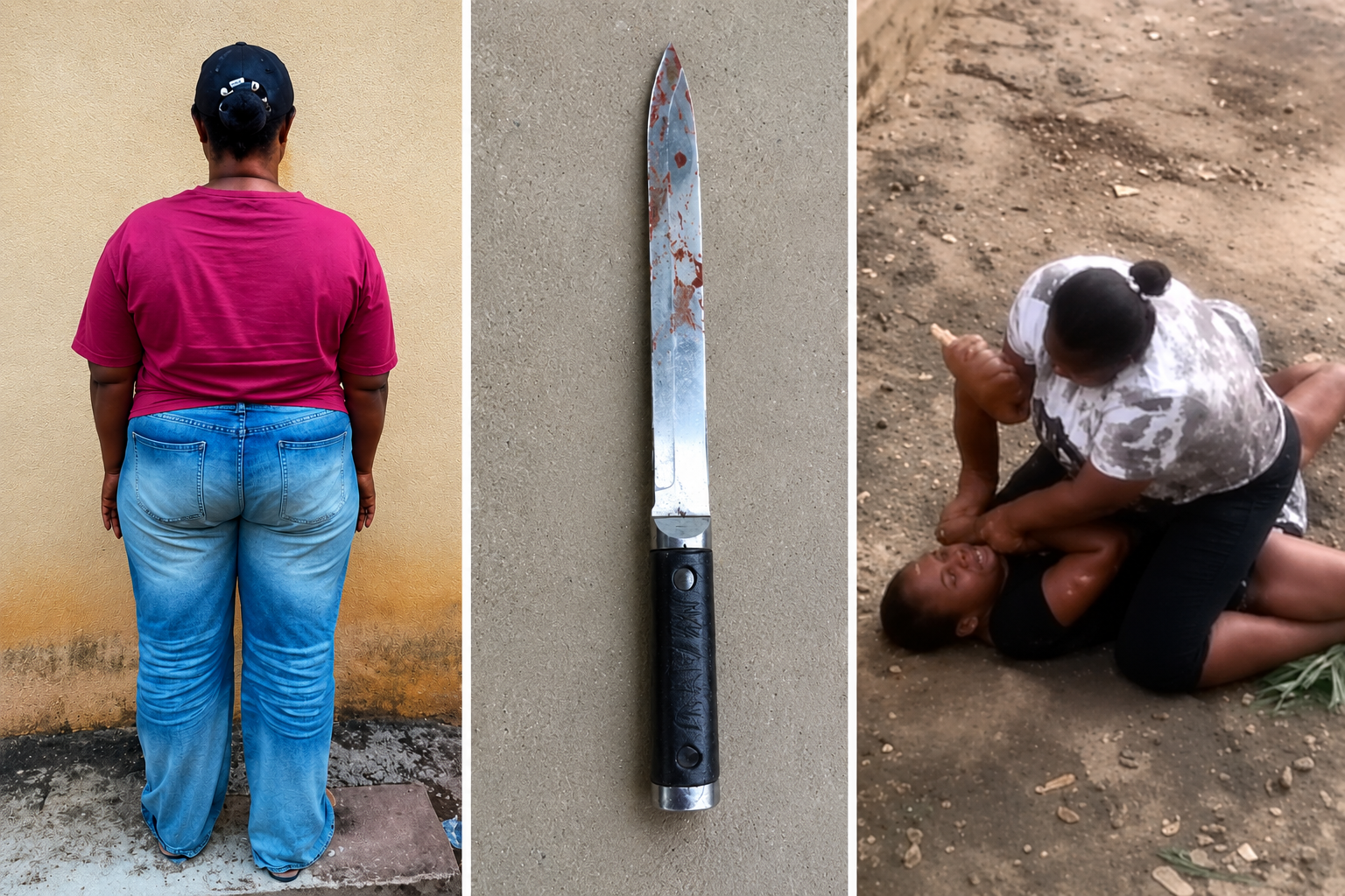 Police arrest woman for attempted murder of house help in Umuahia, recover knife